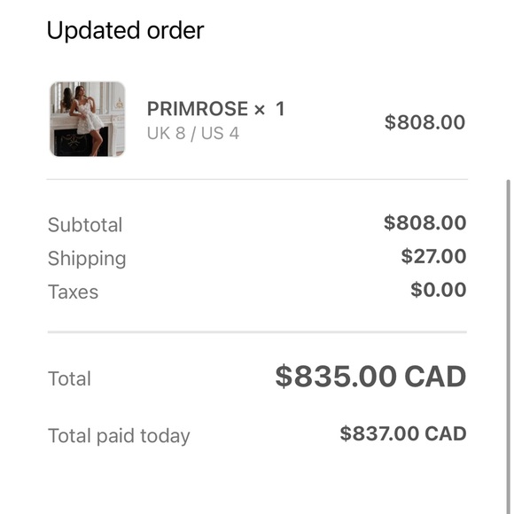 Rosie Etienne Primrose Bridal Dress SIZE US4/UK8 NEW WITH TAGS - Picture 14 of 14